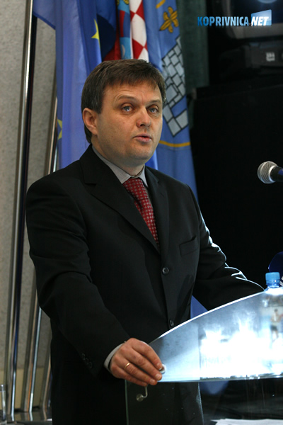 Zvonimir Mršić, gradonačelnik Koprivnice . Snimio: Marijan Sušenj