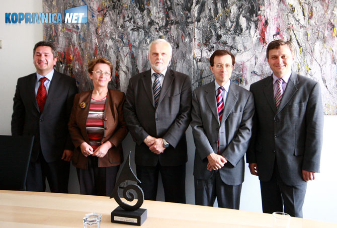 Veleposlanik Francuske s gradonačelnikom i suradnicima; Foto: Ivan Brkić