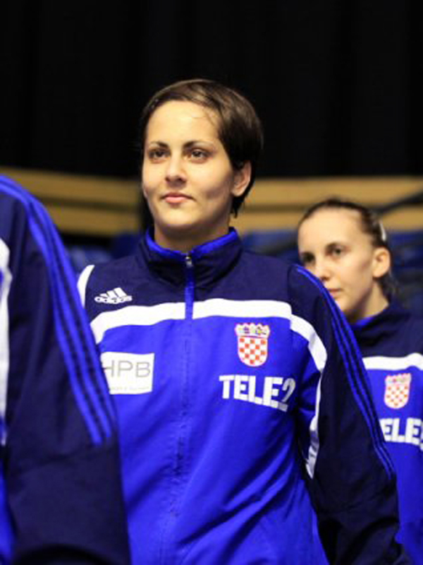 Ivana Dragišić prije utakmice sa Švedskom