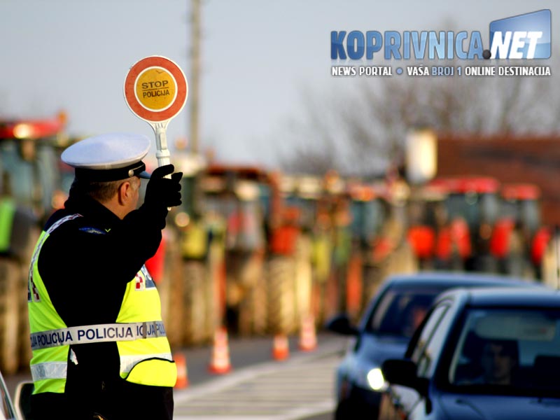 Policija je prosvjednicima zabranila blokadu granice / Foto: Ivan Brkić