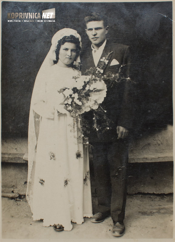 Marija i Zvonko svježe vjenčani 1952.g.