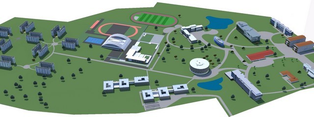 Skica plana i izgradnje kampusa