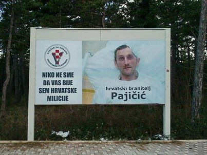 Sporni plakat se unatrag nekoliko tjedana pojavljuje na području cijele Hrvatske // foto: Facebook.com
