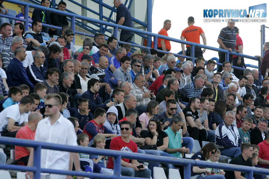 Publika je u velikom broju posjetila koprivnički stadion // Foto: Koprivnica.net