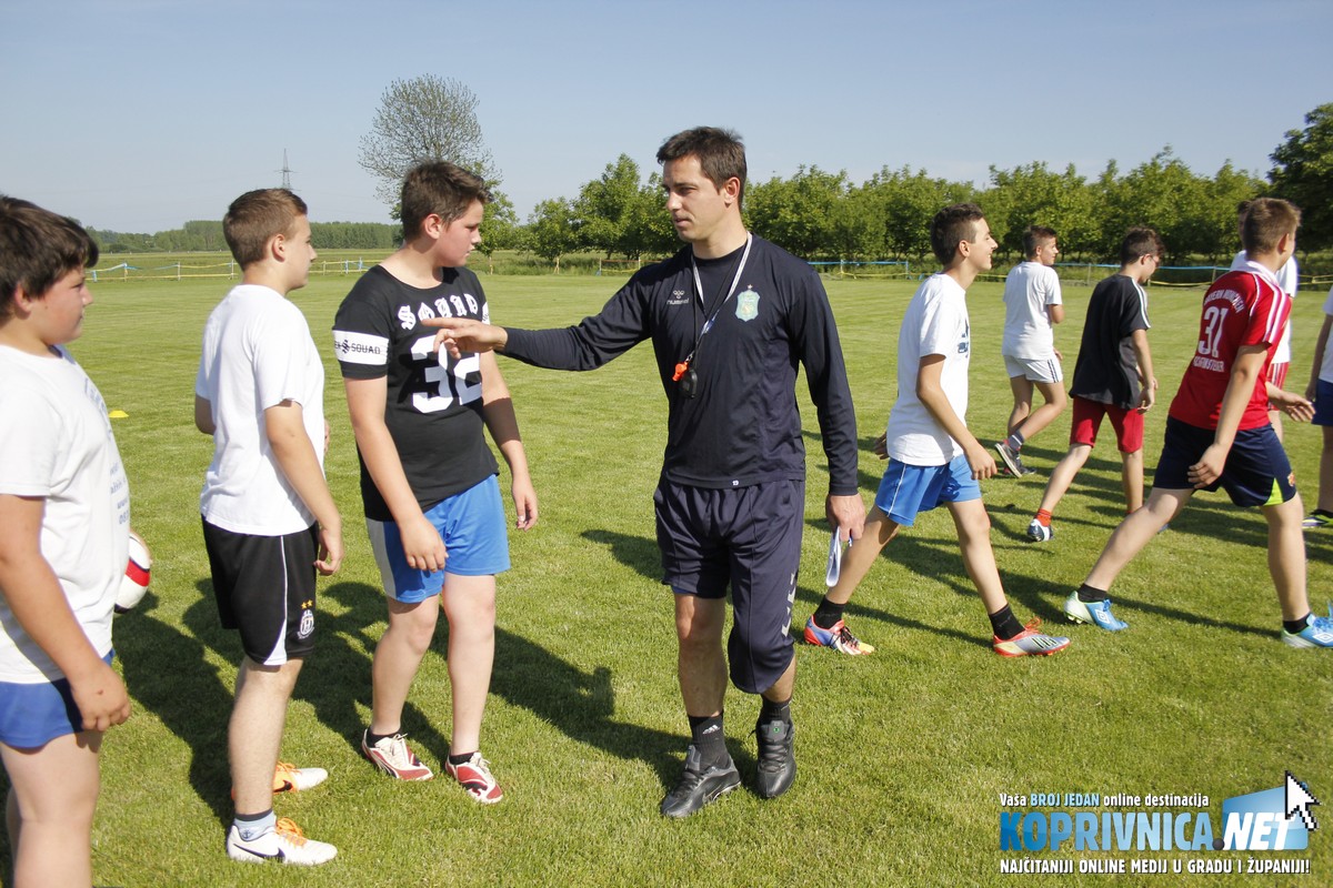 Lovrek tvrdi da u cvetkovečkoj školi nogometa ima nekoliko talentiranih igrača // Zvonimir Markač