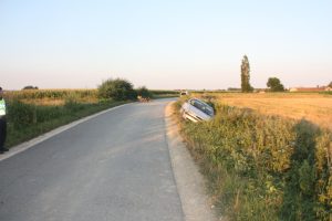 Prometna nesreća kod Cirkvene // Foto: PU kc-kž