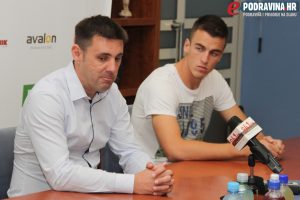 Trener Slavena Željko Kopić i Aleksandar Jovičić // Foto: Matija Gudlin