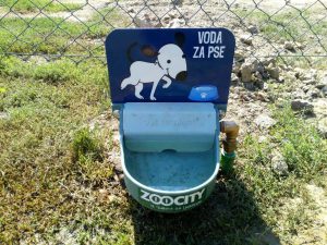 Novopostavljene posudice s vodom za pse // Foto: Komunalac
