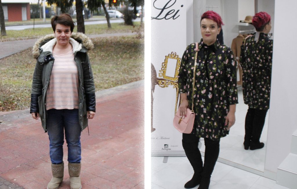 Mirjana prije i poslije makeovera // foto: Admir Sinani