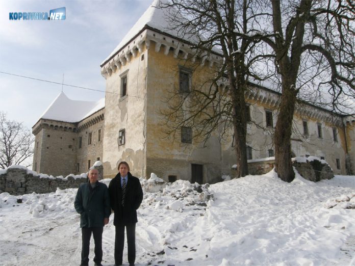 Labazan i kolega iz Domžala pred Renesansnim zamkom // foto: TZ Koprivnica