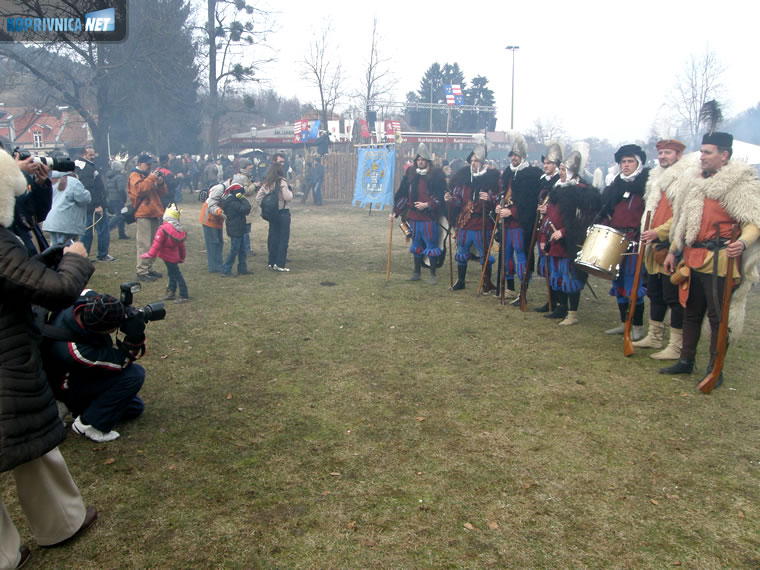Mušketiri i haramije izazvali veliki interes posjetitelja. // foto: TZ Koprivnica