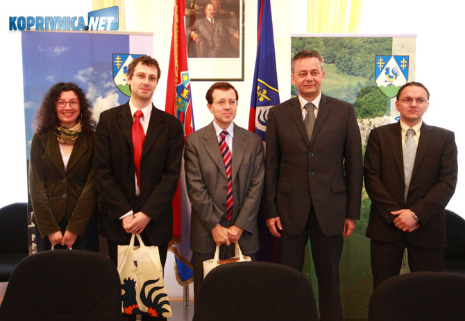 Veleposlanik Francuske sa županom i suradnicima; Foto: Ivan Brkić