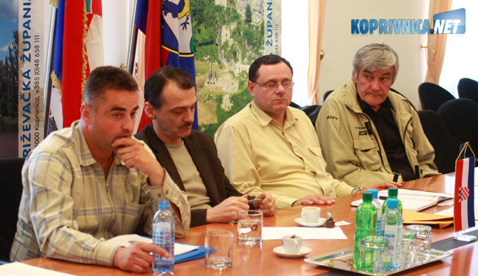 Robert Vulić, Miralem Alečković, Dražen Keleminec i Milan Bingula iz Savjeta branitelja; Foto: Ivan Brkić
