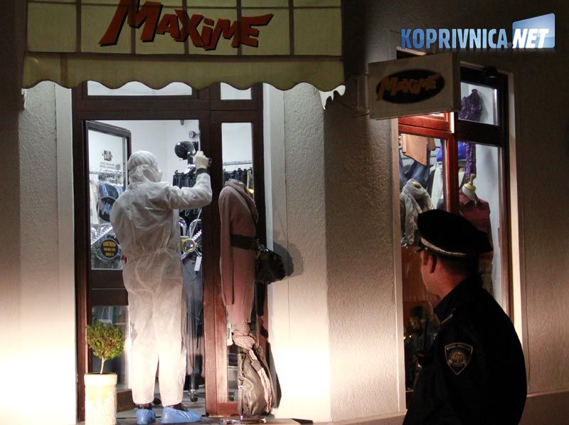 Lopovi su izvršili razbojstvo u trgovinu Maxime // foto: Ivan Brkić