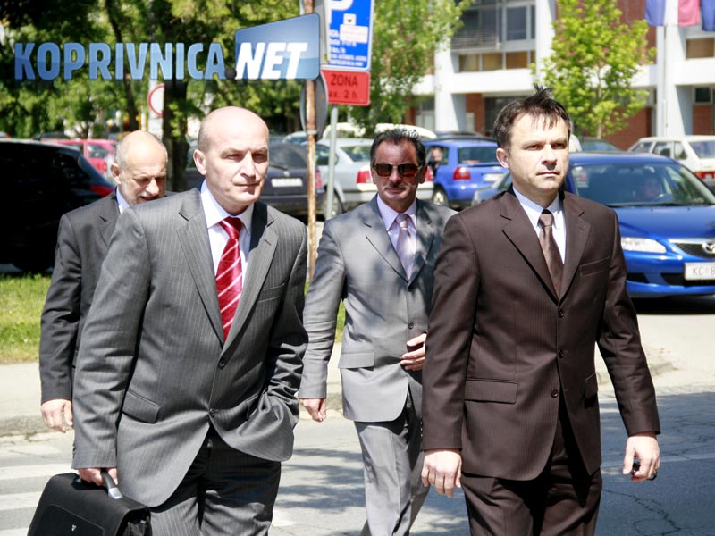 Kunštić i osumnjičeni trojac uoči presude // foto: Ivan Brkić