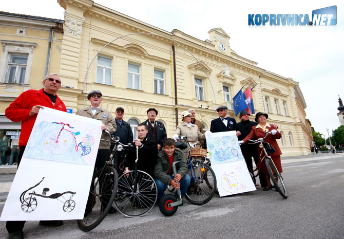 Članovi Old timer kluba Biciklin predstavljali su hrvatske rekreativce na manifestaciji u Sloveniji // foto: Koprivnica.net