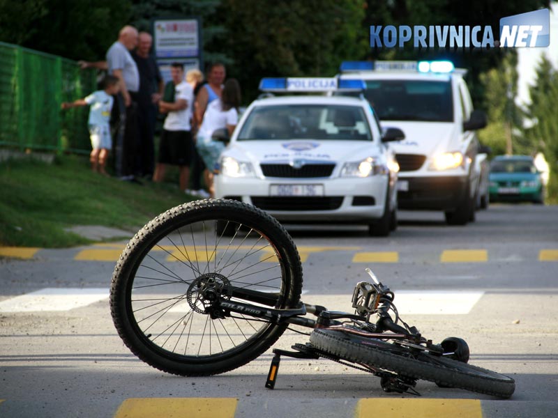 Dječak na biciklu neoprezno izletio na cestu // foto: Ivan Brkić