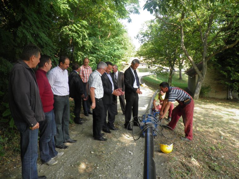 Radove u Općini Virje jučer je obišao župan Koren // foto: kckzz