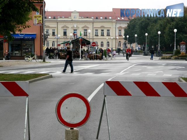 Središte grada bilo je zatvoreno za sva motorna vozila // foto: Ivan Brkić