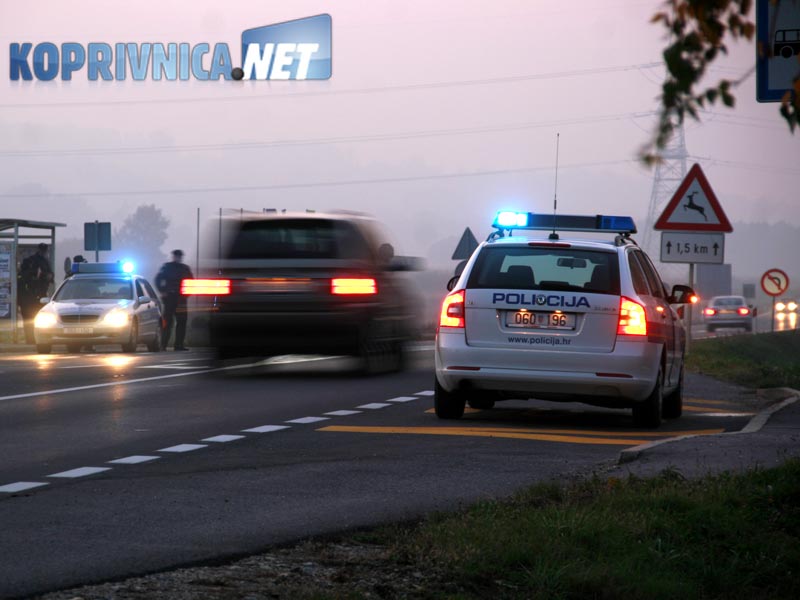 Policijska blokada // foto: Ivan Brkić