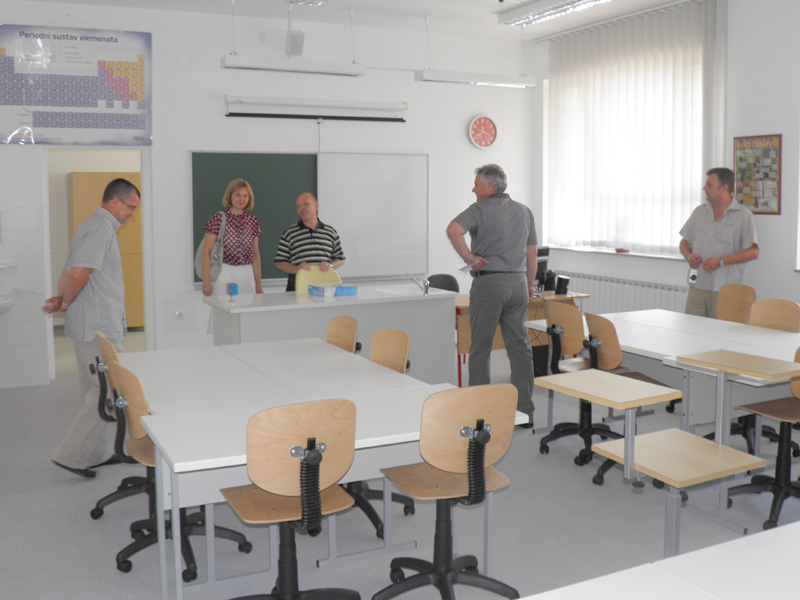 Unutrašnjost nove škole u Kalinovcu
