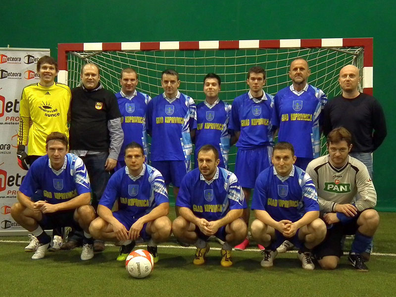 Selekcija KC lige uoči prve utakmice na Mininogometnom danu u Zagrebu // Foto: Siniša Đekić