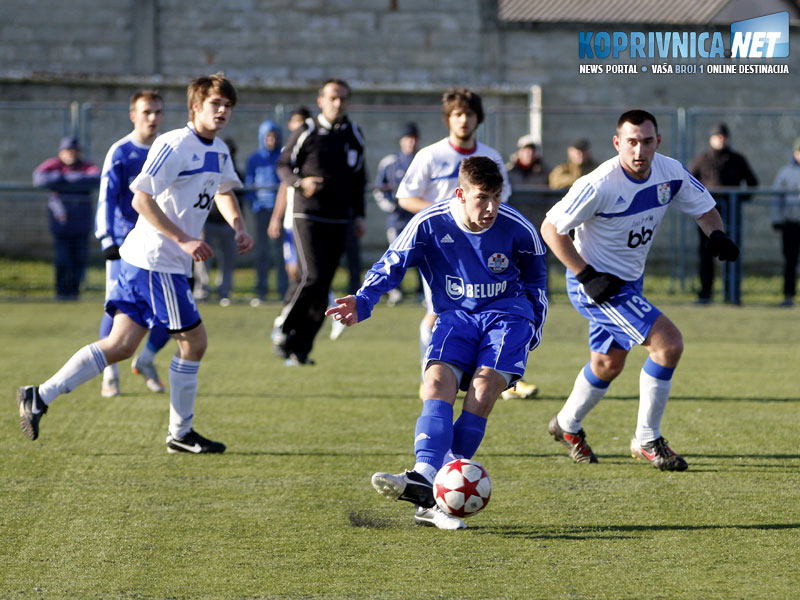Slavenov junior Robert Bukovac na utakmici s Bjelovarom // Foto: Koprivnica.net