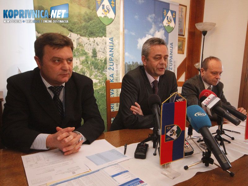 Župan Darko Koren sa zamjenicima Ivanom Palom i Darkom Sobotom