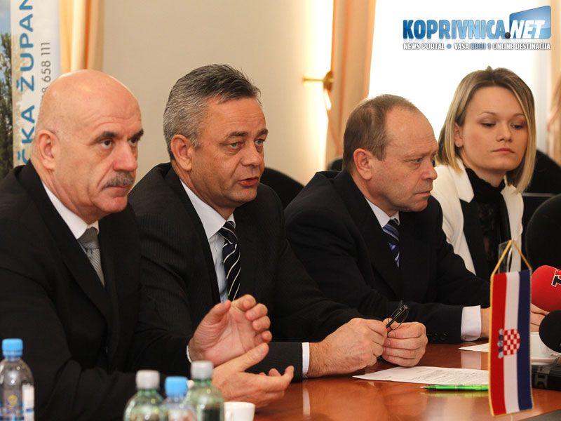 Dragan Marinović, Darko Koren, Ivan Pal i Ana Mušlek tijekom današnje konferencije