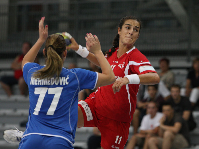 Sanja Damnjanović vratila se nakon ozljede i postigla osam pogodaka // Foto: RK Podravka
