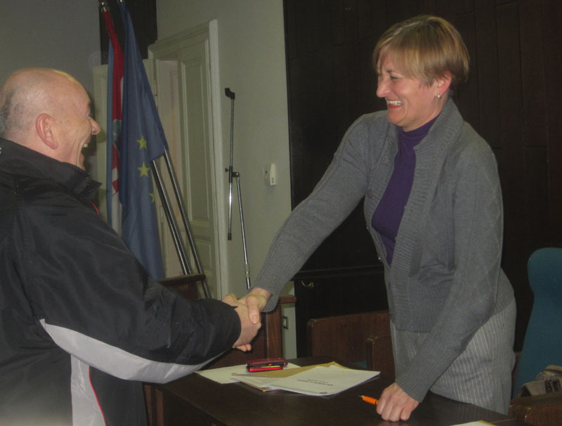 Jasmina Stričević primila je brojne čestitke na novom izboru za predsjednicu Zajednice športskih udruga grada Koprivnice // Foto: Koprivnica.net