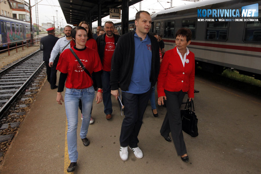 Ministar je stigao vlakom iz Križevaca