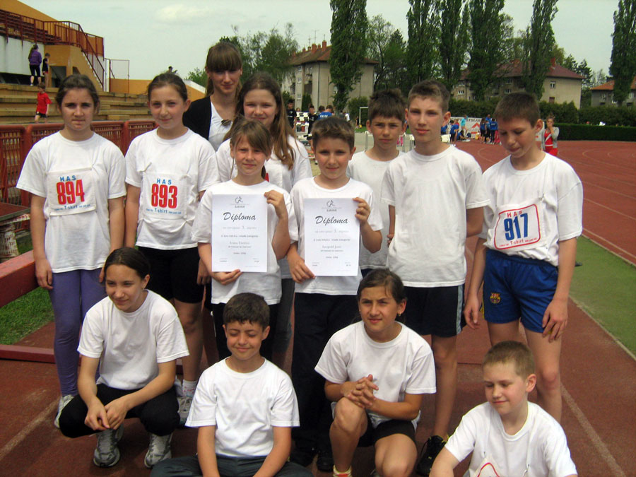Mladi koprivnički atletičari u Zagrebu