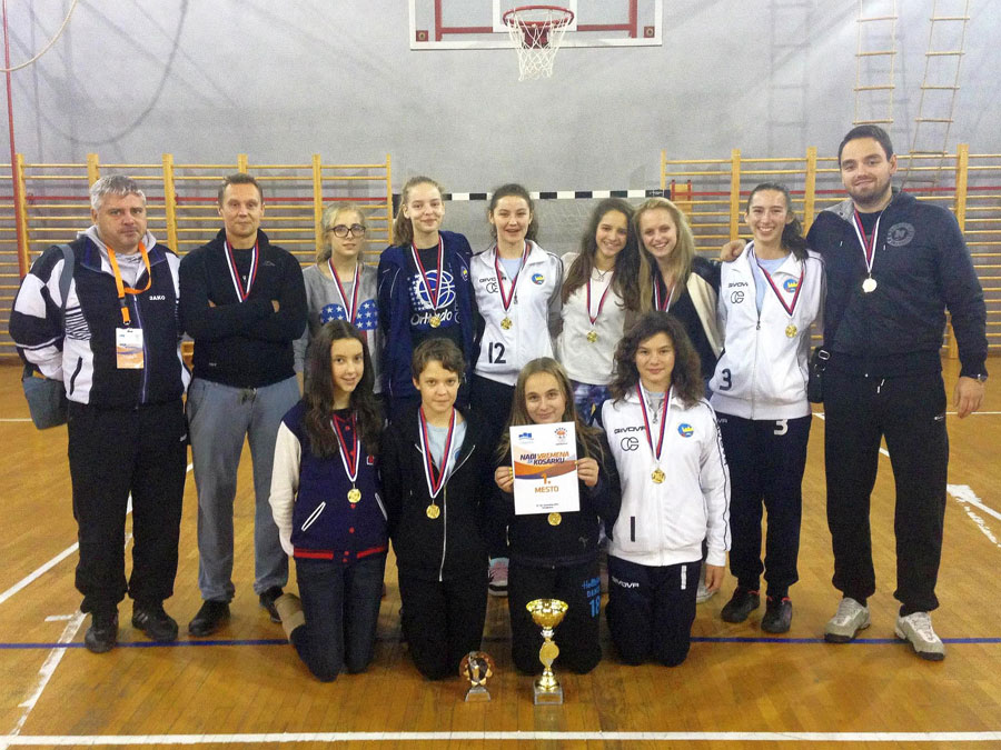 Košarkašice Koprivnice sa zlatnim medaljama // Foto: ŽKK Koprivnica