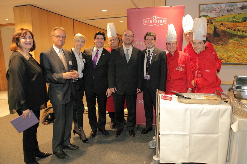 Podravkini kuhari u Europskom parlamentu // Foto: Podravka
