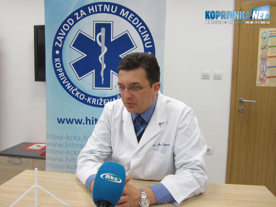 Dr.MatoDevčić,ravnateljZavodazahitnumedicinuKoprivničko križevačkežupanije//Foto:Koprivnica.net