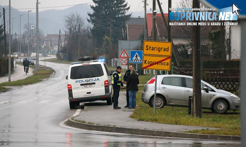 Očevid nakon prometne nesreće na ulazu u Starigrad // Foto: Mario Kos