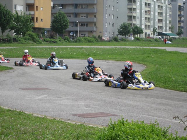 Detalj s utrke u Španskom // Foto: Karting klub Koprivnica