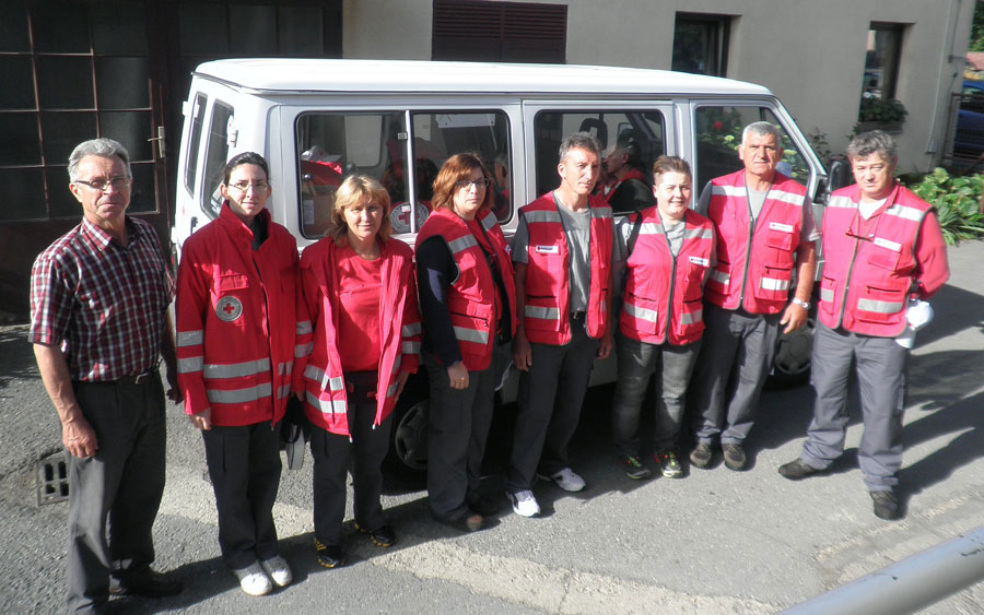 Članovi Županijskog interventnog tima Crvenog križa Koprivnice