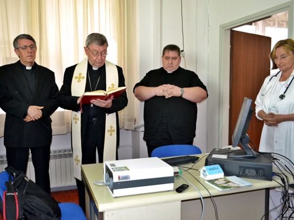 Leonard Markač, Josip Mrzljak, Krunoslav Pačalat i dr. Mirjana Balogović Dobravec // Foto: Varaždinska biskupija