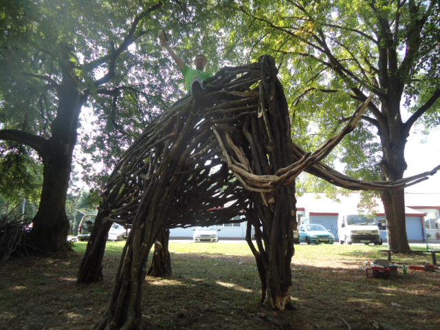 Prošle godine na festivalu Granje izgrađena je skulptura mamuta
