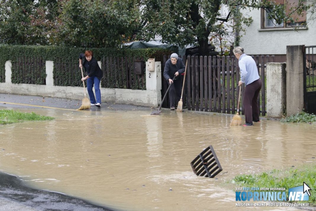 Poplava u Koprivnici // Foto: Mario Kos