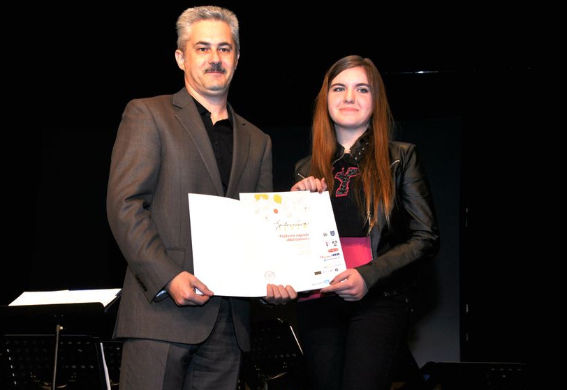 Laura Lončar dobila je nagradu "Mali Galović" // Foto: www.koprivnica.hr