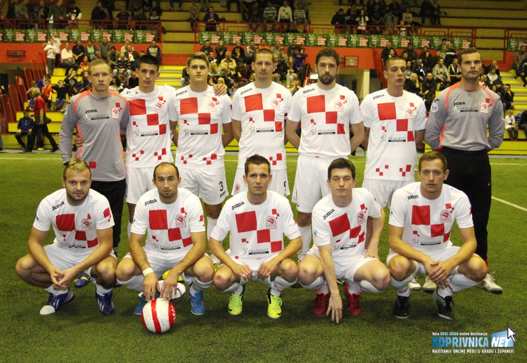 Hrvatska mininogometna reprezentacija na nedavnom Kupu nacija u Koprivnici // Foto: Koprivnica.net