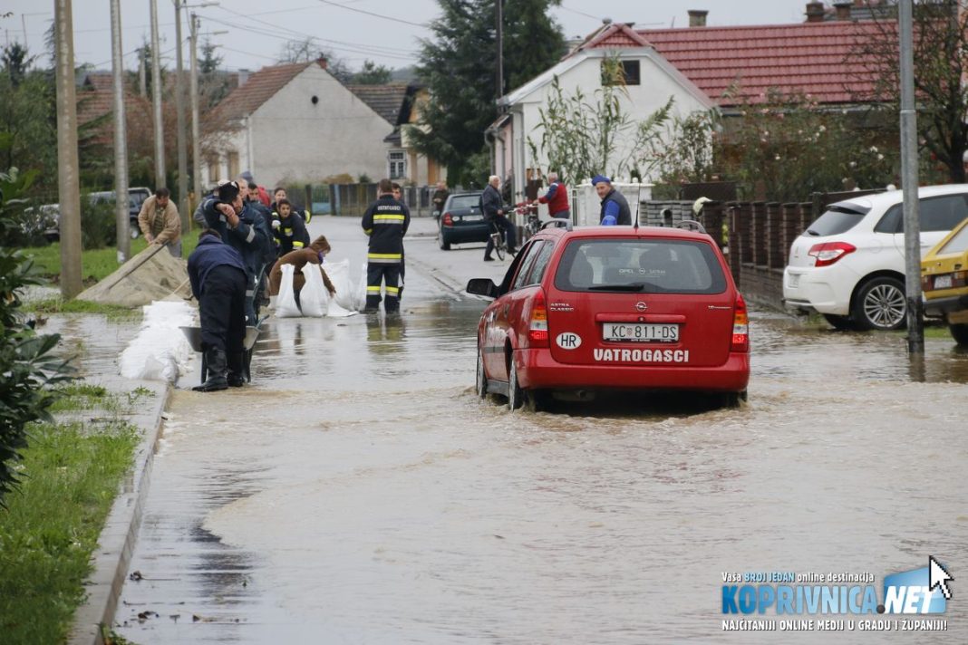 Nedavne poplave u Koprivnici // Foto: Mario Kos