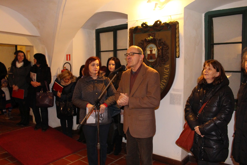Ravnatelj Muzeja grada Koprivnice Marijan Špoljar govorio je na otvorenju izložbe // Foto: Muzej grada Koprivnice