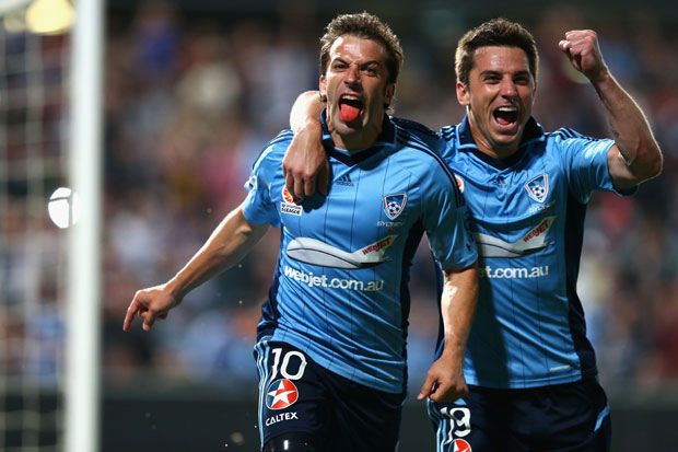 Alessandro Del Piero i Krunoslav Lovrek slave pogodak u australskom Sydneyju // Facebook
