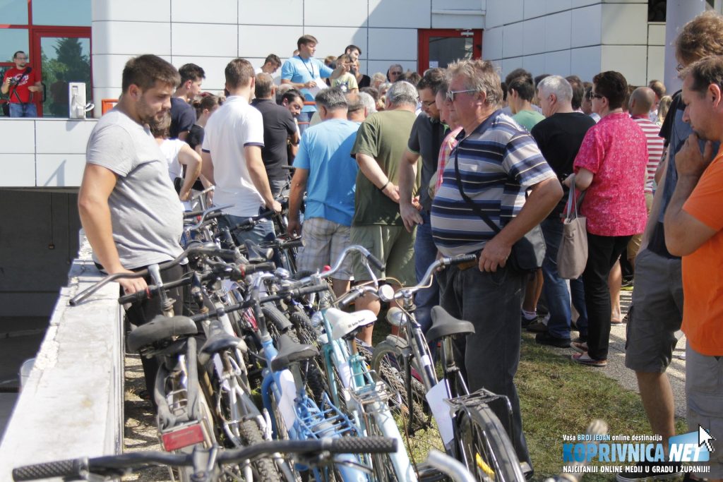 Dražba bicikala u Koprivnici // foto: Zvonimir Markač