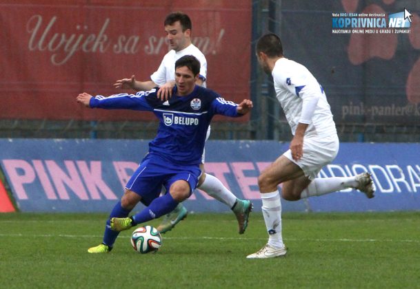 Ljuban Crepulja postigao je prvi pogodak za Slaven Belupo na Poljudu // Foto: Arhiva