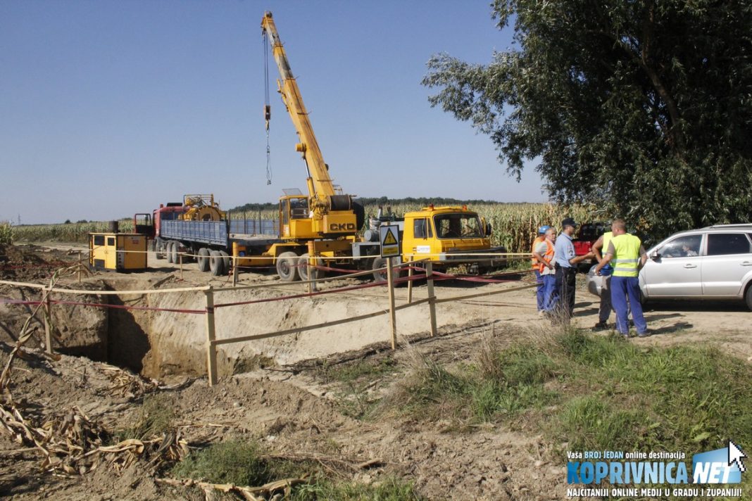 Nesreća se dogodila na gradilištu na ulazu Peteranec // Foto: Zvonimir Markač